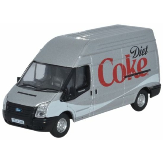 OX76FT019CC - 1/76 FORD TRANSIT LWB HIGH ROOF DIET COKE