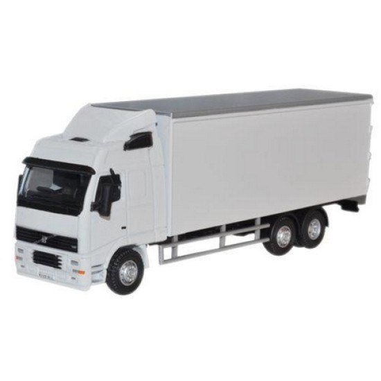 1/76 WHITE VOLVO FH BOX LORRY