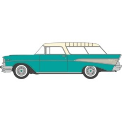 OX87CN57003 - 1/87 CHEVROLET NOMAD 1957 SURF GREEN/INDIA IVORY