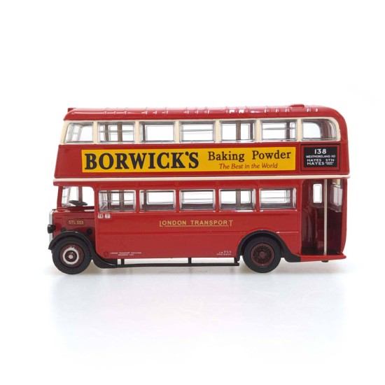 EFE 1/76 AEC STL BUS LONDON TRANSPORT ROUTE 138 HAYES 27805