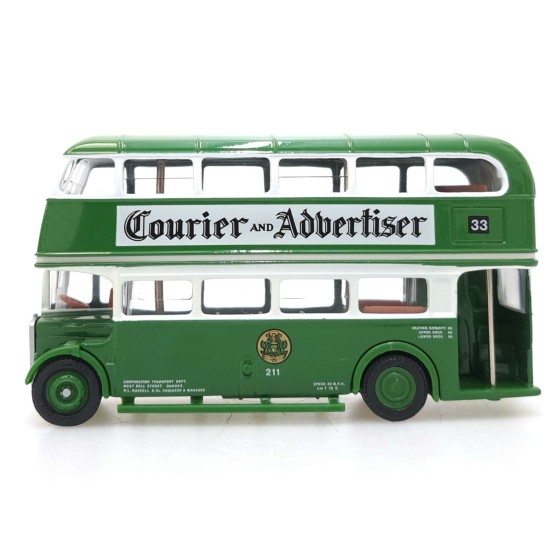 EFE 1/76 DUNDEE / COURIER DOUBLE DECK BUS FINTRY ROUTE 33 10113