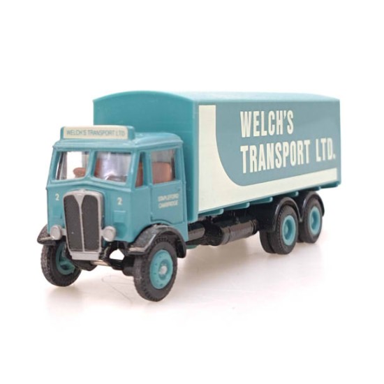 EFE 1/76 AEC MAMMOTH MAJOR 3 AXLE BOXVAN LORRY WELCH'S TRANSPORT LTD 10905DL