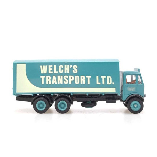 EFE 1/76 AEC MAMMOTH MAJOR 3 AXLE BOXVAN LORRY WELCH'S TRANSPORT LTD 10905DL