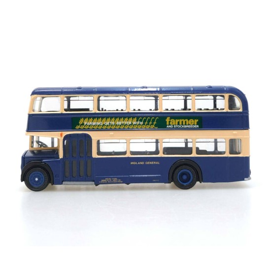 EFE 1/76 BRISTOL LODEKKA MIDLAND GENERAL CLAY CROSS ROUTE D6 14202