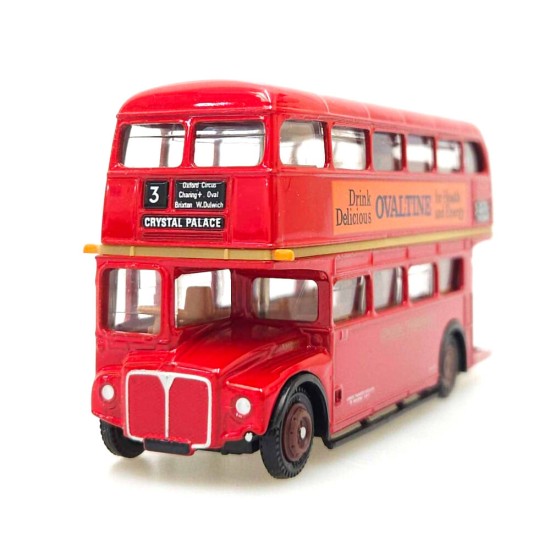 EFE 1/76 AEC ROUTEMASTER ROUTE 3 CRYSTAL PALACE OVALTINE LONDON TRANSPORT 15602A EFE 1/76 AEC ROUTEMASTER ROUTE 3 CRYSTAL PALACE OVALTINE LONDON TRANSPORT 15602A