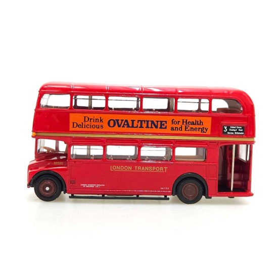 EFE 1/76 AEC ROUTEMASTER ROUTE 3 CRYSTAL PALACE OVALTINE LONDON TRANSPORT 15602A EFE 1/76 AEC ROUTEMASTER ROUTE 3 CRYSTAL PALACE OVALTINE LONDON TRANSPORT 15602A