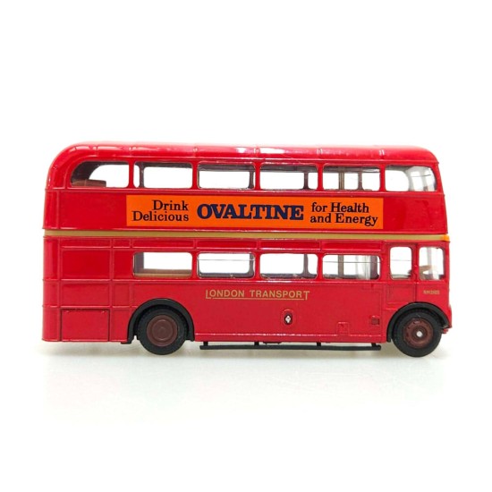 EFE 1/76 AEC ROUTEMASTER ROUTE 3 CRYSTAL PALACE OVALTINE LONDON TRANSPORT 15602A EFE 1/76 AEC ROUTEMASTER ROUTE 3 CRYSTAL PALACE OVALTINE LONDON TRANSPORT 15602A