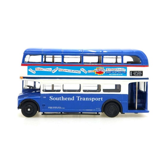 EFE 1/76 ROUTEMASTER BUS ESSEX RADIO SOUTHEND TRANSPORT RT 1 RAYLEIGH STN 15604