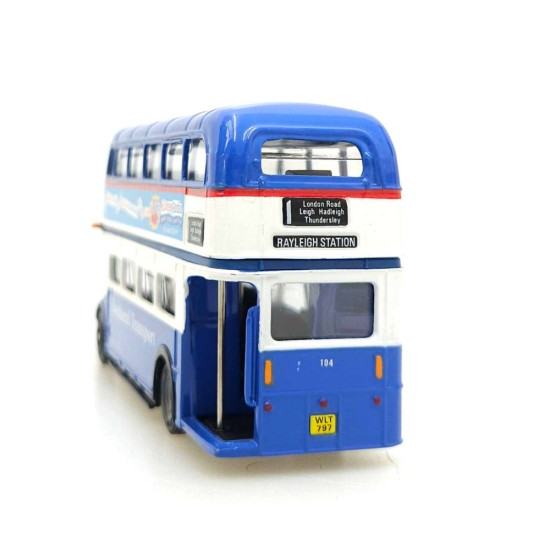 EFE 1/76 ROUTEMASTER BUS ESSEX RADIO SOUTHEND TRANSPORT RT 1 RAYLEIGH STN 15604