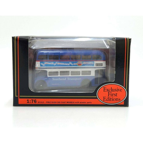 EFE 1/76 ROUTEMASTER BUS ESSEX RADIO SOUTHEND TRANSPORT RT 1 RAYLEIGH STN 15604