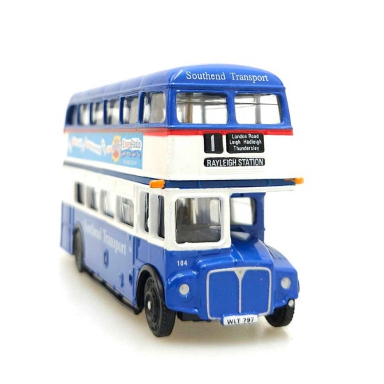 EFE 1/76 ROUTEMASTER BUS ESSEX RADIO SOUTHEND TRANSPORT RT 1 RAYLEIGH STN 15604