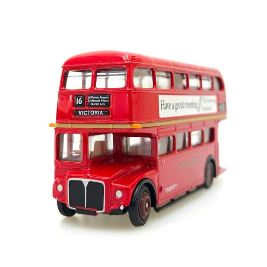 EFE 1/76 ROUTEMASTER BUS EVENING STANDARD LONDON TRANSPORT RT 16 VICTORIA 15605