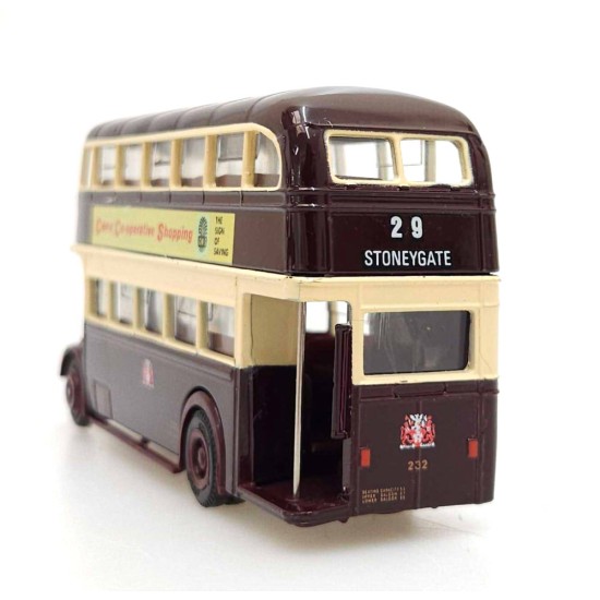 EFE 1/76 LEYLAND PD1 LEICESTER CITY CO-OP SHOPPING ROUTE 29 STONEYGATE 15901