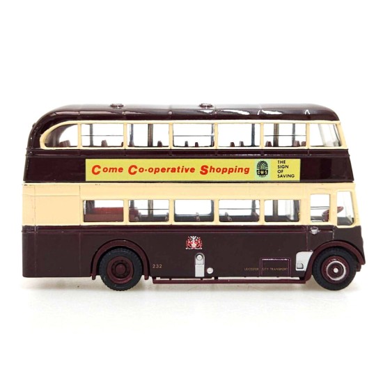 EFE 1/76 LEYLAND PD1 LEICESTER CITY CO-OP SHOPPING ROUTE 29 STONEYGATE 15901