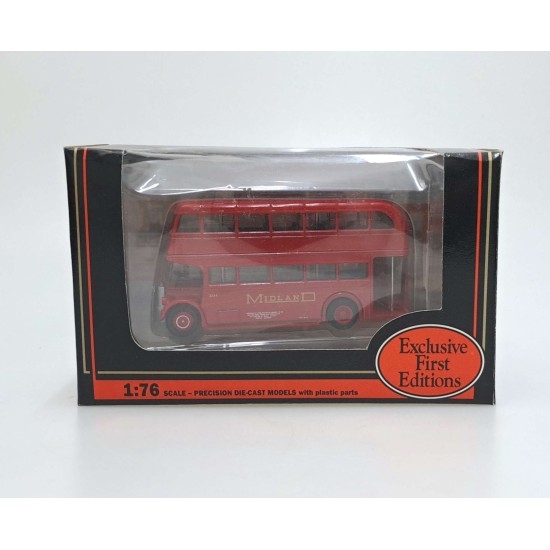EFE 1/76LEYLAND PD2 LOWBRIDGE DOUBLE DECK BUS MIDLAND RED ANSTEY RT L34 16005