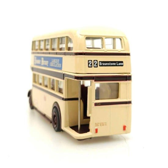 EFE 1/76 LEYLAND PD2 LEICESTER CITY ROUTE 22 BRAUNSTONE LANE 16102
