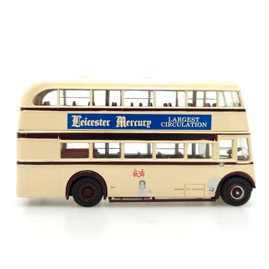 EFE 1/76 LEYLAND PD2 LEICESTER CITY ROUTE 22 BRAUNSTONE LANE 16102