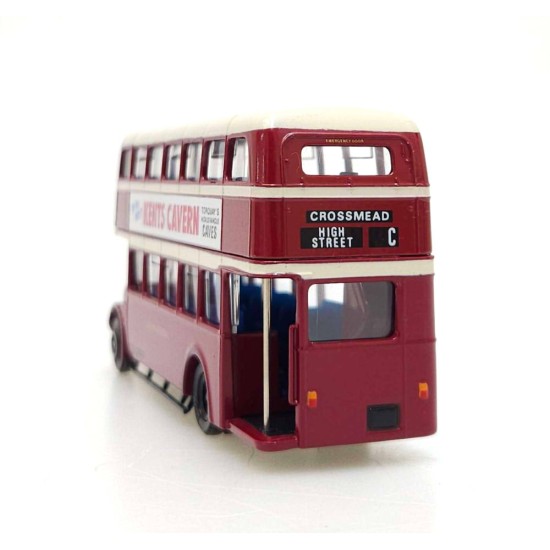 EFE 1/76 AEC REGENT V DEVON GENERAL ROUTE C CROSSMEAD HIGH STREET 19702