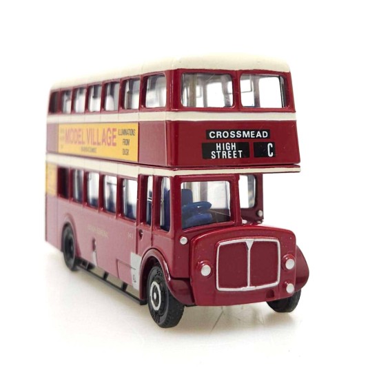 EFE 1/76 AEC REGENT V DEVON GENERAL ROUTE C CROSSMEAD HIGH STREET 19702