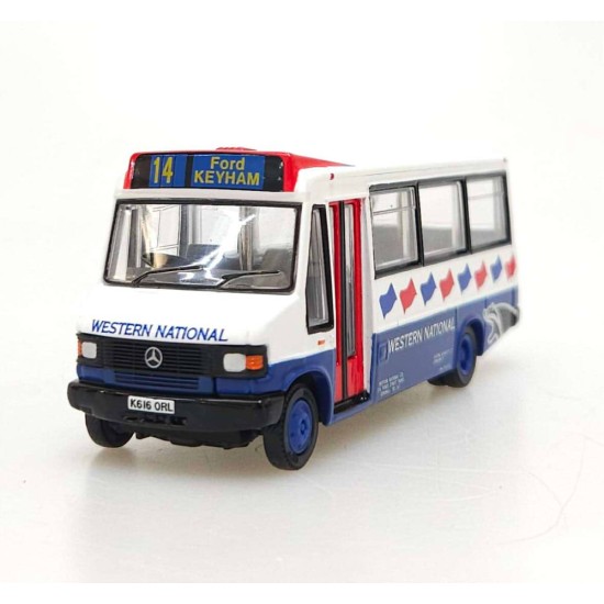 EFE 1/76 MERCEDES 709 REEVE BURGESS BEAVER WESTERN NATIONAL RT 14 KEYHAM 24802