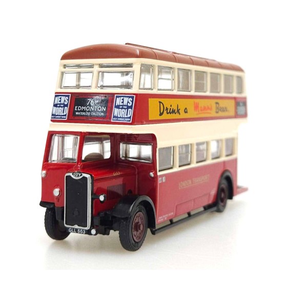 EFE 1/76 GUY ARAB I UTILITY LONDON TRANSPORT ROUTE 76 EDMONTON 26204