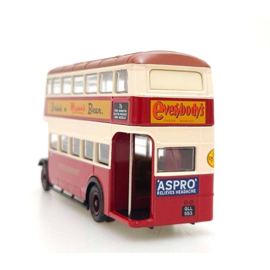 EFE 1/76 GUY ARAB I UTILITY LONDON TRANSPORT ROUTE 76 EDMONTON 26204