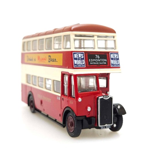 EFE 1/76 GUY ARAB I UTILITY LONDON TRANSPORT ROUTE 76 EDMONTON 26204