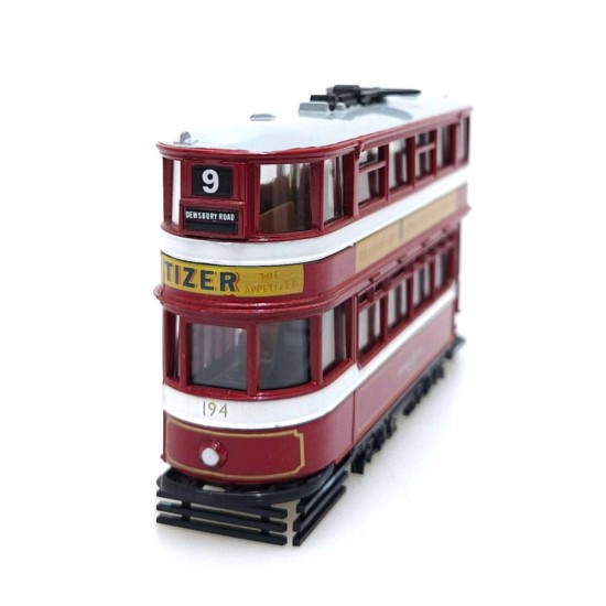 EFE 1/76 LEEDS TRANSPORT/C.W.S. HORSEFIELD TRAM ROUTE 9 DEWSBURY ROAD 13402