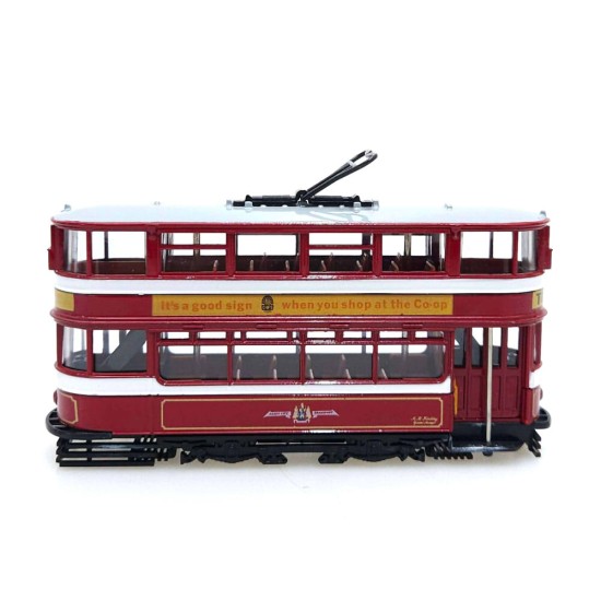 EFE 1/76 LEEDS TRANSPORT/C.W.S. HORSEFIELD TRAM ROUTE 9 DEWSBURY ROAD 13402