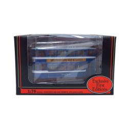 EFE 1/76 LEEDS HORSFIELD TRAMCAR WHITBREAD / STYLO ROUTE 12 MIDDLETON 14302