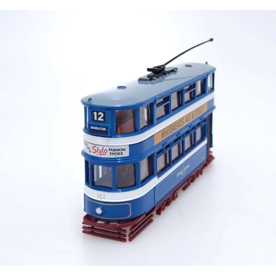 EFE 1/76 LEEDS HORSFIELD TRAMCAR WHITBREAD / STYLO ROUTE 12 MIDDLETON 14302