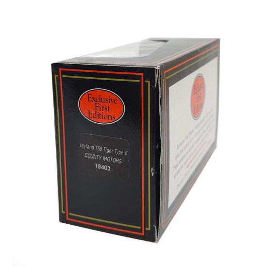 EFE 1/76 LEYLAND TS8 TIGER TYPE B COUNTY MOTORS ROUTE 61 LEPTON 18403