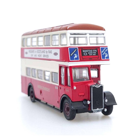 EFE 1/76 GUY ARAB II UTILITY BUS LONDON TRANSPORT ROUTE 101 WANSTEAD STN 26301