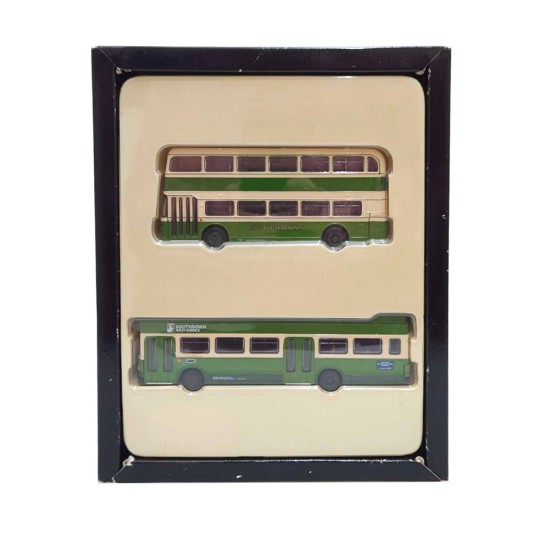 EFE 1/76 SOUTHDOWN GIFT SET 3 BRISTOL VR SERIES III AND LEYLAND NATIONAL 99912