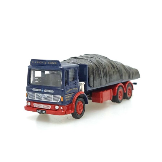 EFE 1/76 ALBION ERGOMATIC 3 AXLE LNG FLATBED LORRY W.J. RICH AND SONS 21801