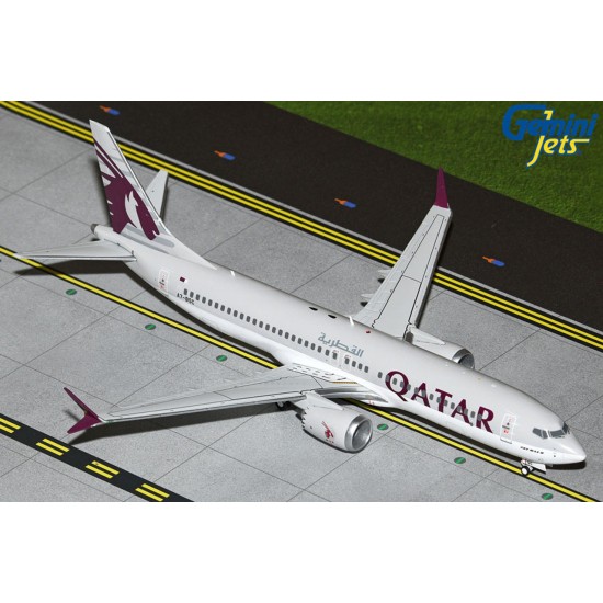 1/200 QATAR AIRWAYS B737 MAX 8 A7-BSC G2QTR1243