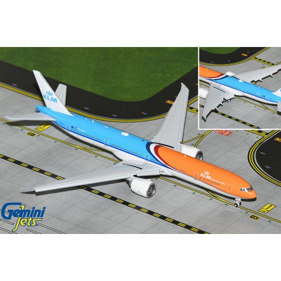 1/400 KLM B777-300ER PH-BVA NEW ORANGE PRIDE LIVERY FLAPS DOWN GJKLM2268F