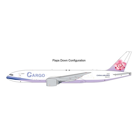 1/400 CHINA AIRLINES CARGO B777F FLAPS DOWN B-18771