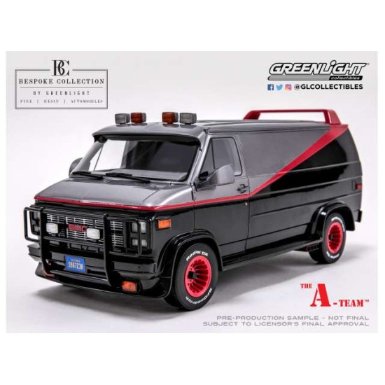 1/12 BESPOKE COLLECTION - 1/12 THE A-TEAM (1983-87 TV SERIES) - 1983 GMC VANDURA (RESIN NO OPENING PARTS)