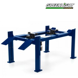 1/18 FOUR-POST LIFT - BLUE 12884 1/18 FOUR-POST LIFT - BLUE 12884