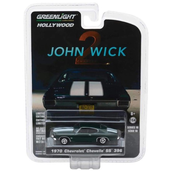 1/64 JOHN WICK CHAPTER 2 (2017) 1970 CHEVROLET CHEVELLE SS