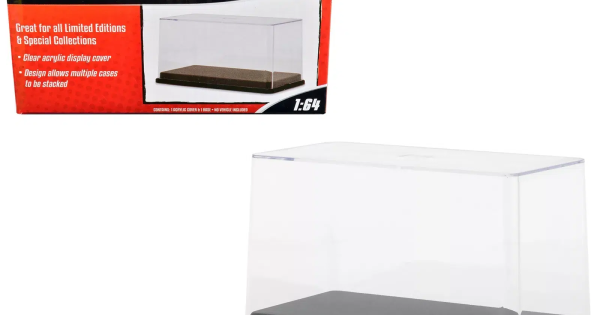 1/64 ACRYLIC DISPLAY CASE WITH PLASTIC BASE 55027