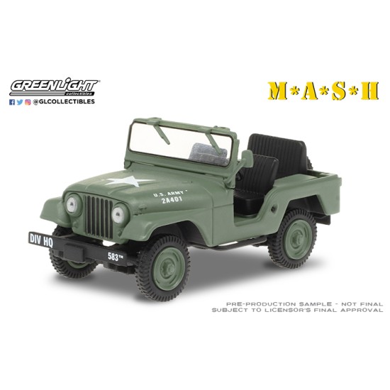 1/43 MASH (1972-83 TV SERIES) - 1952 WILLYS M38 A1
