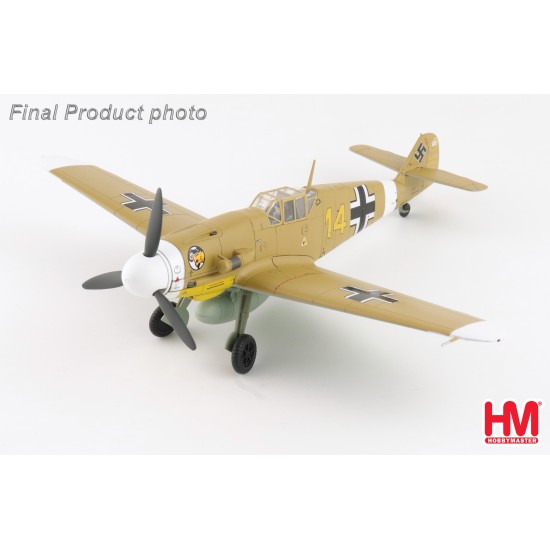 1/48 BF 109F-4 MARSEILLE YELLOW 14, 3/JG27, EGYPT, SEPT. 1942 HA8766