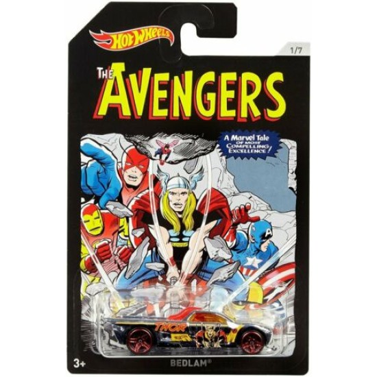 HOT WHEELS MARVEL THE AVENGERS BEDLAM 1/7 FKD49