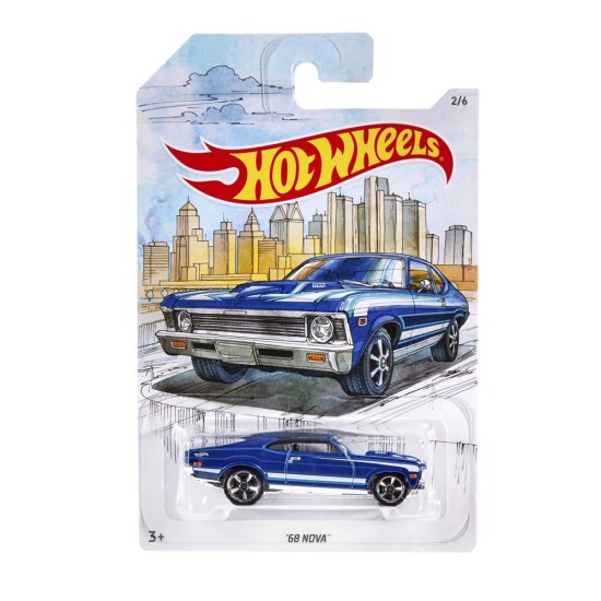 HOT WHEELS DETROIT MUSCLE CARS '68 NOVA 2/6 FYY09