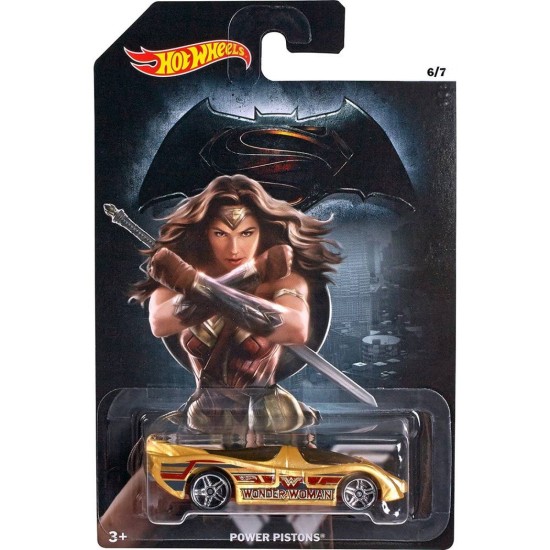 HOT WHEELS BATMAN VS SUPERMAN POWER PISTONS 6/7