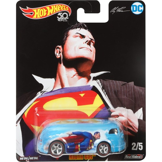 HOT WHEELS POP CULTURE DC COMICS SUPERMAN HAULIN GAS 2/5 FKY26