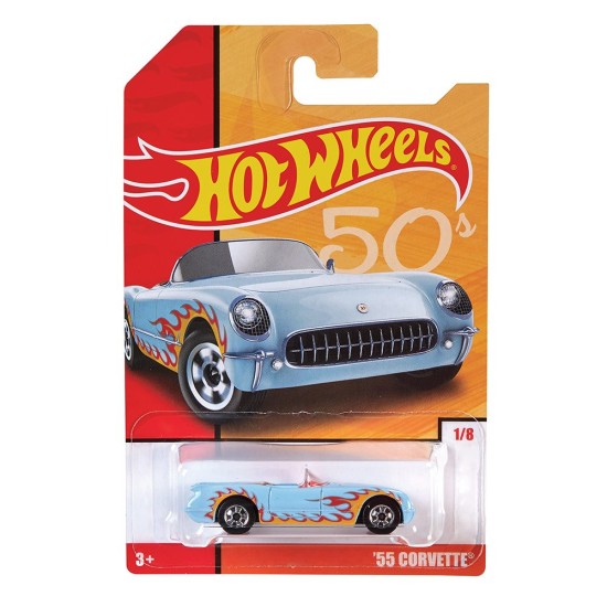 HOT WHEELS RETRO THROWBACK '55 CORVETTE 1/8 GBC02