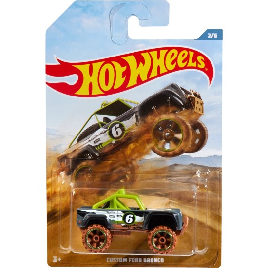 HOT WHEELS OFF ROAD TRUCKS CUSTOM FORD BRONCO 2/6 FYY70